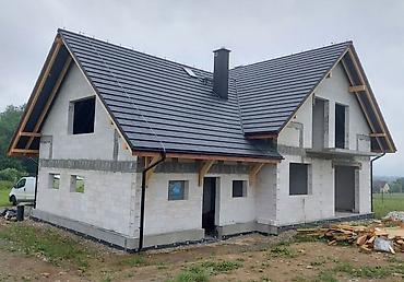 Материалы для кровли крыш: Кровля из металлочерепицы/металл-панелей для частных домов - Тип — 4