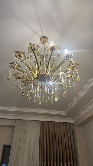 ambiyans ışığı: Çılçıraq, 10 və daha çox lampa, Metal — 1