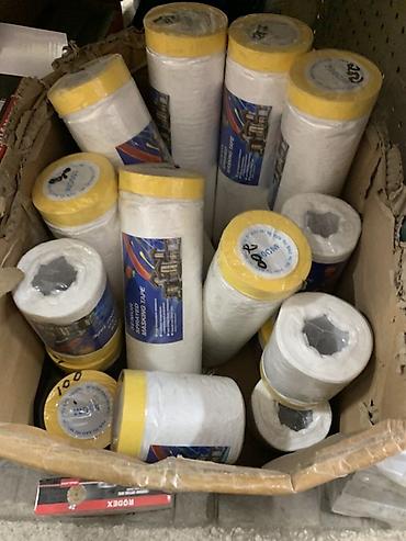 монтажная пленка: Маскирующая плёнка с клейкой лентой (Masking Tape + Film) для малярных — 1