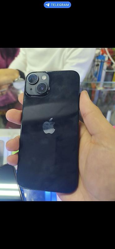 Apple iPhone: IPhone 14, Б/у, 256 ГБ, Черный, Зарядное устройство, Защитное стекло, Кабель, 79 % — 1