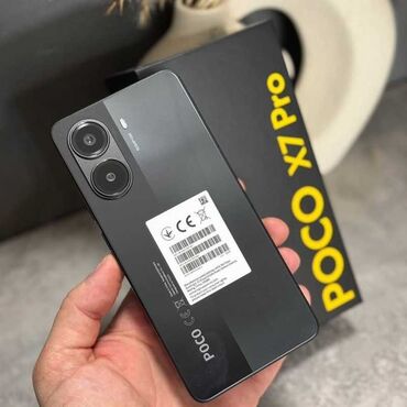 playstation 5 qiymet: Poco X7 Pro, 512 ГБ, цвет - Черный, Отпечаток пальца, Face ID