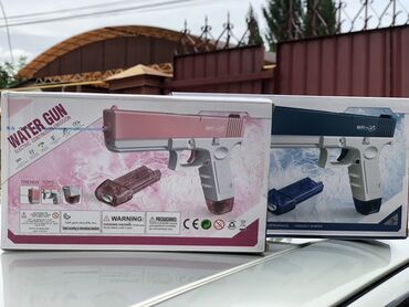 Игрушки: Водяной пистолет "Desert Eagle" в коробке. Доступны модели с оранжевым — 5