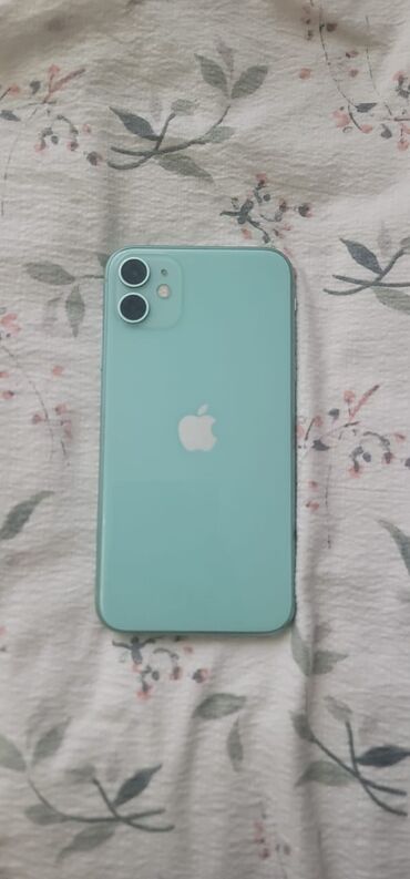 телефоны под востоновления: IPhone 11, Колдонулган, 128 ГБ, Заряддоочу түзүлүш, Каптама, Кабель, 74 %