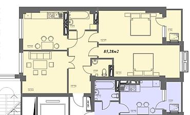 квартиры дордой моторс: 3 комнаты, 8 м², Дордой Моторс рынок Элитка, 6 этаж — 9