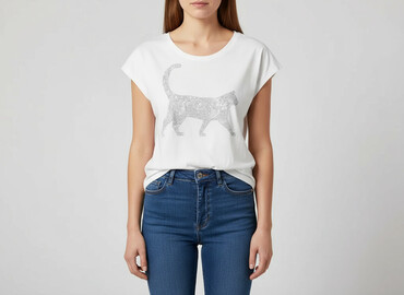 raccoon t shirty: Reserved, Women`s T-shirt, size S