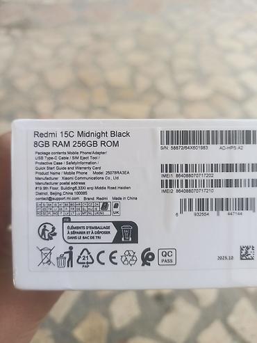 honor v3: Redmi, Redmi 15C, Новый, 256 ГБ, цвет - Черный, 2 SIM — 9