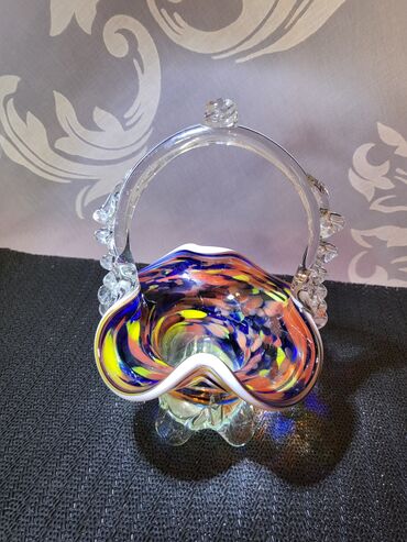 Ostali kućni dekor: Korpa, bоја - Šareno, Novo — 2