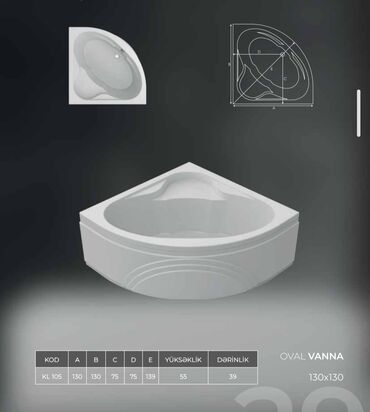 Duş poddonları: Duş kabinələr ara bölmələr hamam mebeləri Moydadırlar dolablar led — 23