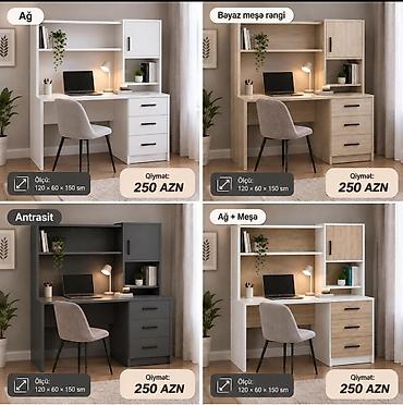 calışma stulu: Masaüstü iş/oxu stol-u – rəng seçimləri ilə funksional model Ölçü — 1
