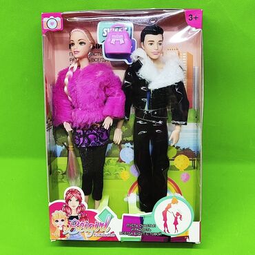 попит антистресс: Кукла Барби и Кен в комплекте👧Доставка, скидка есть. 2 самые
