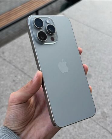 мобильные номера: IPhone 15 Pro Max, Б/у, 256 ГБ, Natural Titanium, Чехол, Кабель, Зарядное устройство, 97 %