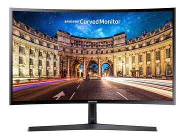 82 ekran: Samsung kurved (əyri) monitor. 27 ekran, 60 hz. HDMİ şunuru var