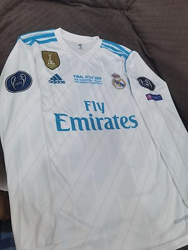 real madrid forma: Futbolka, Adidas, M, rəng - Ağ — 3