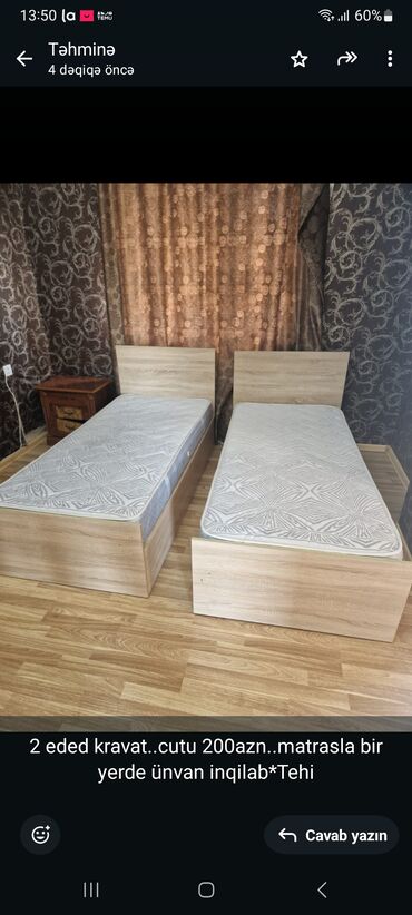 дсп мебель: Təknəfərlik çarpayı, Bazasız, Matras ilə, Siyirməsiz