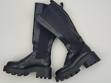 buty czolgi: Zara, Kozaki damskie, rozmiar 37 — 1