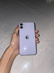 аккумулятор на айфон: IPhone 11, Колдонулган, 256 ГБ, Каптама, 74 %