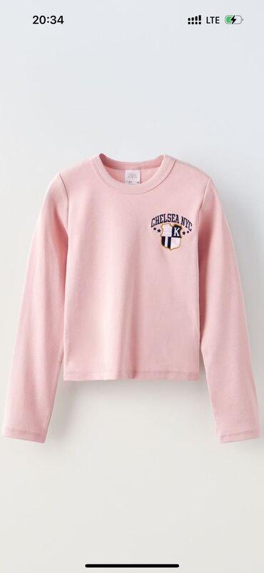 zara рубашки: Детский топ, рубашка, цвет - Розовый, Новый