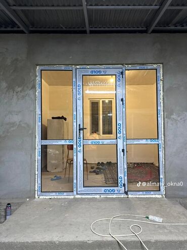 Готовые алюминиевые окна: Готовое алюминиевое окно, Тип окна: Витражные, Декоративные особенности: Другие особенности, Новый, Бесплатная установка, Без рассрочки — 8