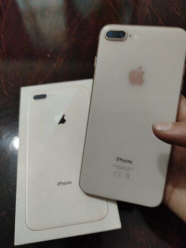 Apple iPhone: IPhone 8 Plus, 64 GB, Matte Gold, Barmaq izi, Face ID