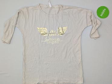 krój empire: T-shirt damski, rozmiar L — 2