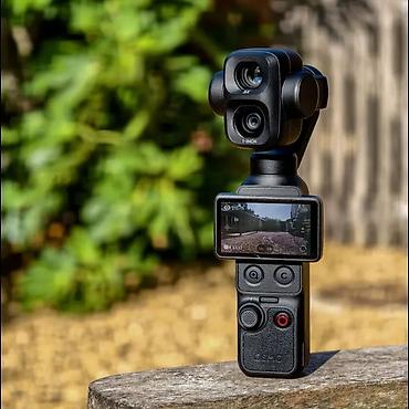 macbook canta: DJI Osmo Pocket 4P Vlog Combo Dual Lens 4K Stabilizatorlu Cib Kamerası — 1
