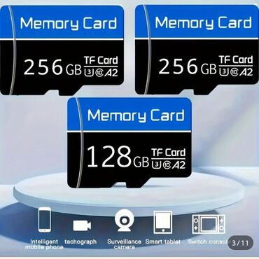 Yaddaş kartları: 🎁128Gb- 15aazn (manat)- 🎁256gb -20azn 📌mağaza bağlandığı üçün ucuza