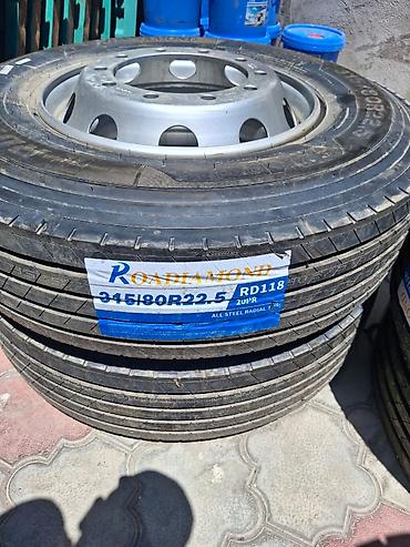 ф 90: Колеса в сборе 315 / 80 / R 22,5, Всесезонная, Новый, Грузовики/Автобусы, Железные, отверстий - 10 — 1