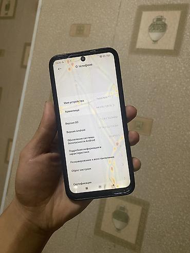 Уюлдук телефондор жана аксессуарлар: Redmi, Redmi Note 11, Колдонулган, 128 ГБ, түсү - Көгүлтүр, 1 SIM, 2 SIM — 2