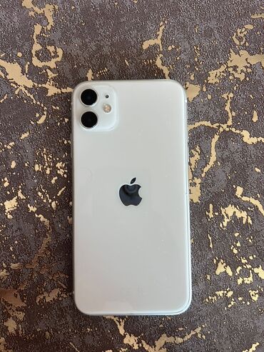 Apple iPhone: IPhone 11, 64 GB, Ağ, Simsiz şarj, Face ID