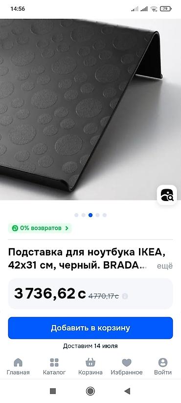 acer e1: Новая подставка под ноутбук Брэда, Ikea, длина 45см, высота 27,5см — 4