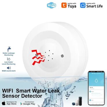 ucuz məişət texnikası: Su sizma detektoru wifi ilə işləyən ağıllı ev üçün su detektoru