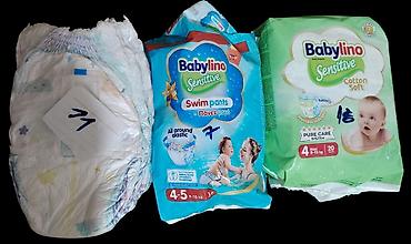 Paketi dečije odeće: Babylino Sensitive plus Pampers + Moony– paket pelena i pelena-gaćica — 2