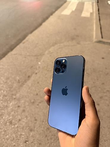 ipad pro m2: IPhone 12 Pro Max, 256 GB, Göy, Face ID — 2