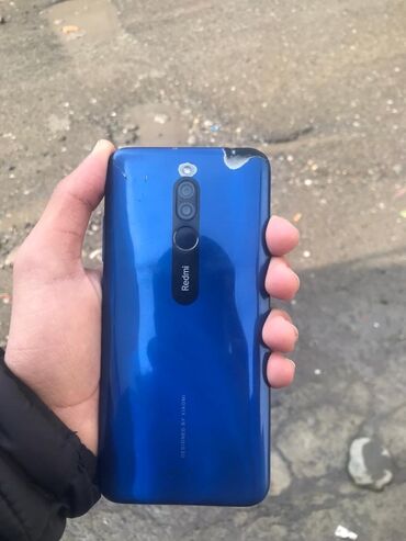 телефоны бу: Xiaomi, Mi 8, Б/у, 64 ГБ, цвет - Синий, 2 SIM