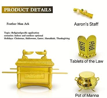 Digər aksesuarlar: ✨ Əhd Sandığı (Ark of Covenant) Premium Replika Dəsti – 4 Ədəd Tarixi — 5