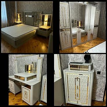 bedroom: Yataq dəsti əla vəziyyətdə 1600 manat taxtın bazası var ünvan Həzi — 1