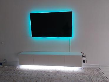 Тумбы и подставки для телевизора: Тумба и подставка для телевизора, Напольная, ЛДСП, цвет - Белый — 8