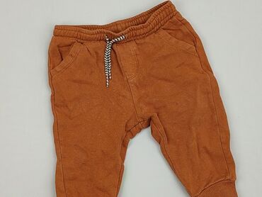 jeansy brązowe: Spodnie dresowe, Cool Club, 9-12 m, stan - Bardzo dobry