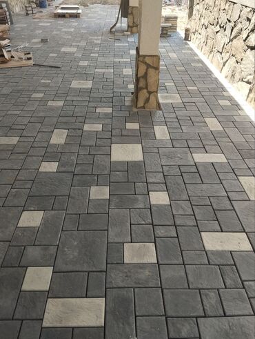 Тротуарная плитка: Тротуарная плитка, Другая модель, Под камень, Для двора, Новый — 11