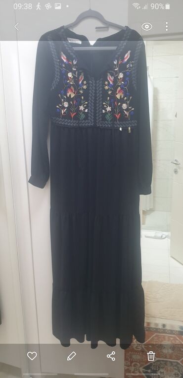 mona haljine slike: Zara L (EU 40), color - Black, Long sleeves