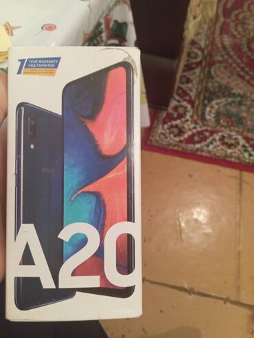 samsung a20 ikinci el: Samsung A20, 32 GB, rəng - Göy, Barmaq izi