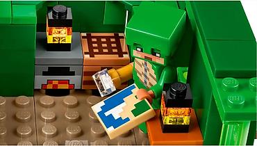 Оюнчуктар: 🐢 LEGO Minecraft The Turtle Beach House (#21254) Создай свой — 6