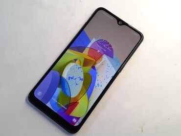flaşh kart: Samsung Galaxy A10s, 32 ГБ, цвет - Черный, Кнопочный, Сенсорный, Отпечаток пальца