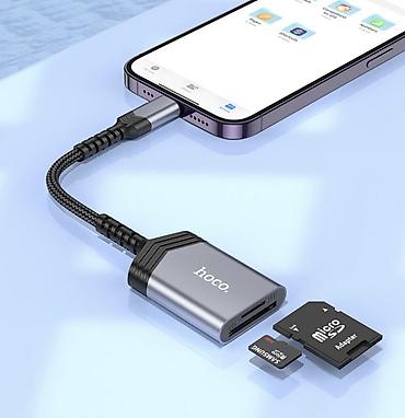 батерея: Это кард-ридер Hoco UA25 Premium Product 2-in-1 для — 1