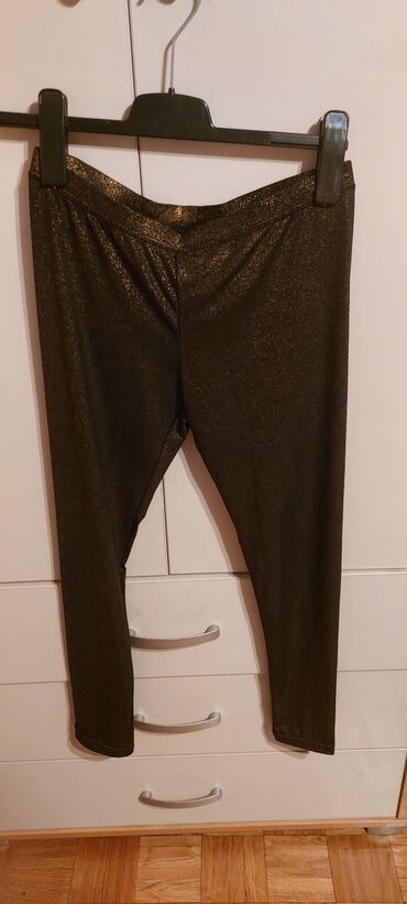 leggings h: M (EU 38), bоја - Crna, Jednobojni