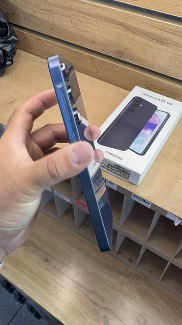 samsung s20 plus цена в бишкеке: Samsung Galaxy A55, цвет - Синий