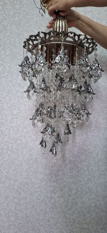 Ev üçün dekor: Çılçıraq, 5 lampa, Metal