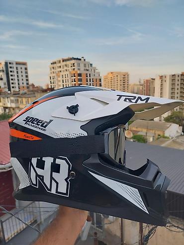 Moto geyim: Off-Road (Cross) Moto kask satıram Məhsul yenidir, istifadə — 2