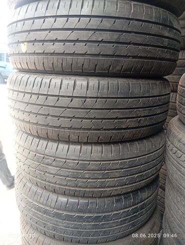 спринтер битый: Шины 215 / 60 / R 17, Лето, Б/у, Комплект, Япония, Dunlop