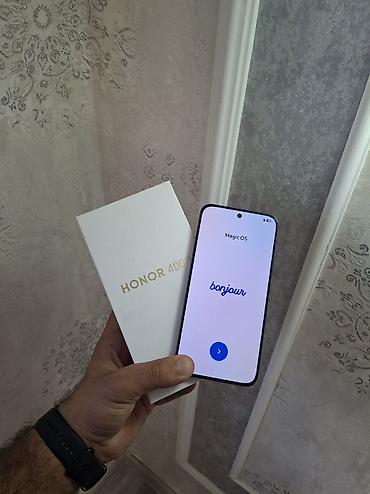 note 12 pro max: Honor 400, 256 GB, rəng - Boz, Zəmanət, Sensor, Barmaq izi — 1